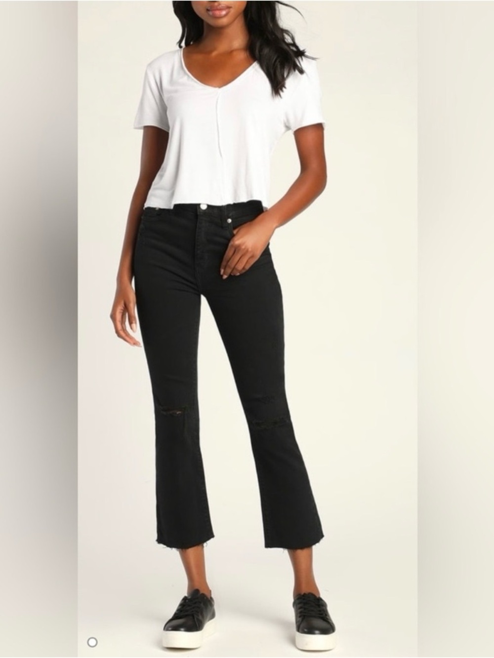 Show Me Your MuMu Flared Crop Jeans
